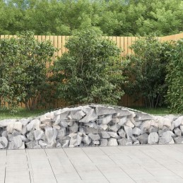 Kaarjas gabioonkorv, 400x50x40/60 cm, tsingitud raud