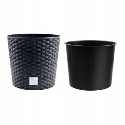 4x flowerpot rato drtus400l imitation rattan