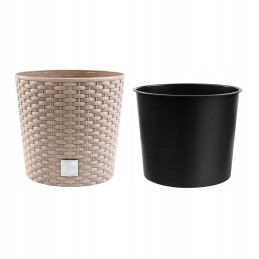 4x flowerpot rato drtus400l imitation rattan