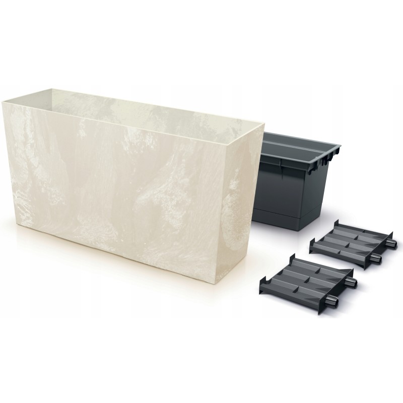 Urbi case concrete effect m duc800me box 77x23 h40 - cream