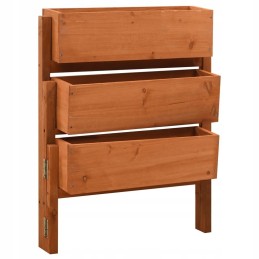 Aeda kokkupandav lillepott, oranž, 60x14x75