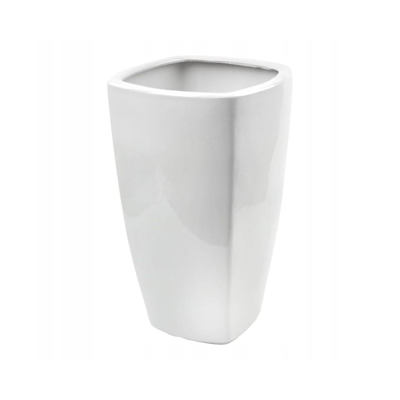 Puķu pods Camila 29 x 57 cm balts