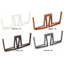 Set of 6 x balcony box lobelia 40x17 h16 + balcony handle - anthracite