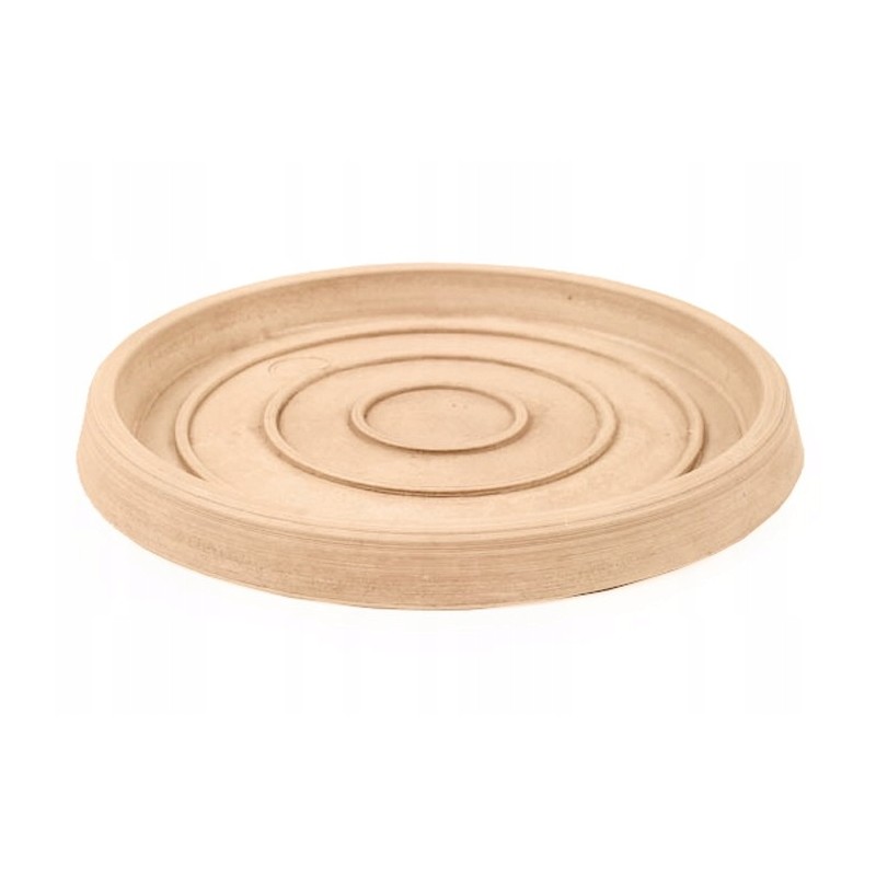 Beige flowerpot stand 12.5/15x1.5 cm