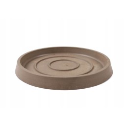 Taupe flowerpot saucer 12.5/15x1.5 cm