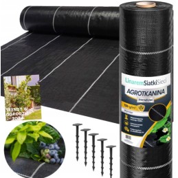 Stiprus žemės ūkio audinys 3 2x50 kilimėlis nuo piktžolių premium 135 g m2 puiki kokybė