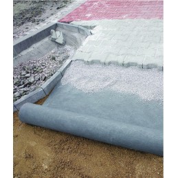 Geotekstilė tekstilė kelias 2x50 m 200g m2 drenažas
