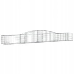 Arched Gabion Basket, 400x50x40/60 cm, Galvanized Iron