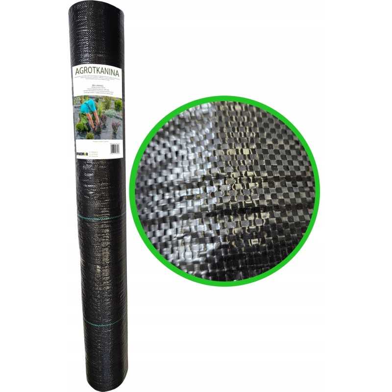 Agrotkanina kilimėlis nuo piktžolių UV storio juodas 2x150m 80g/m2