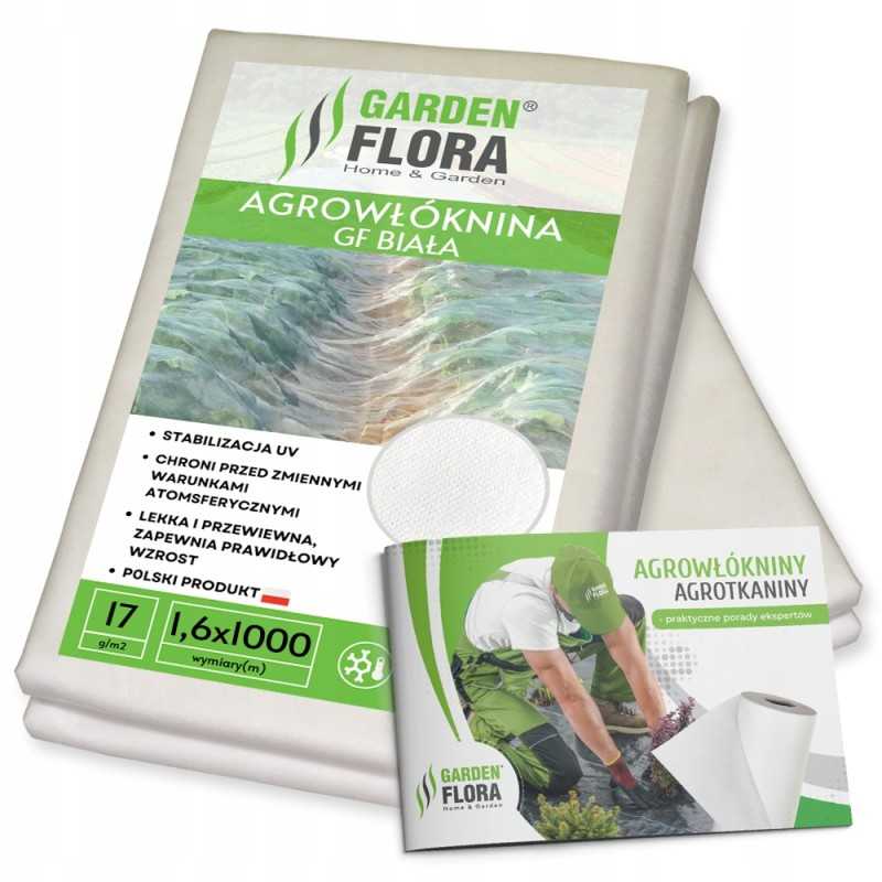Balta žieminė agrotekstilė gf 1,6x1000m užvalkalas agrotekstilė atsilieka 17g