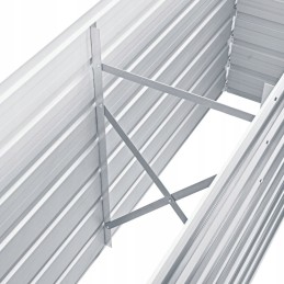 Pacelts puķupods no cinkota tērauda 160x40x