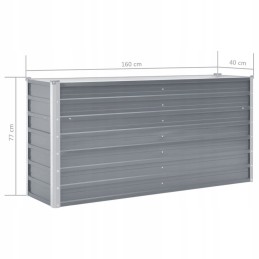 Pacelts puķupods no cinkota tērauda 160x40x
