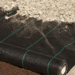 ⭐⭐Agrotekstilė 90g 3,2x50m juoda UV agrotekstilė 3% nuo piktžolių + kaiščiai⭐⭐
