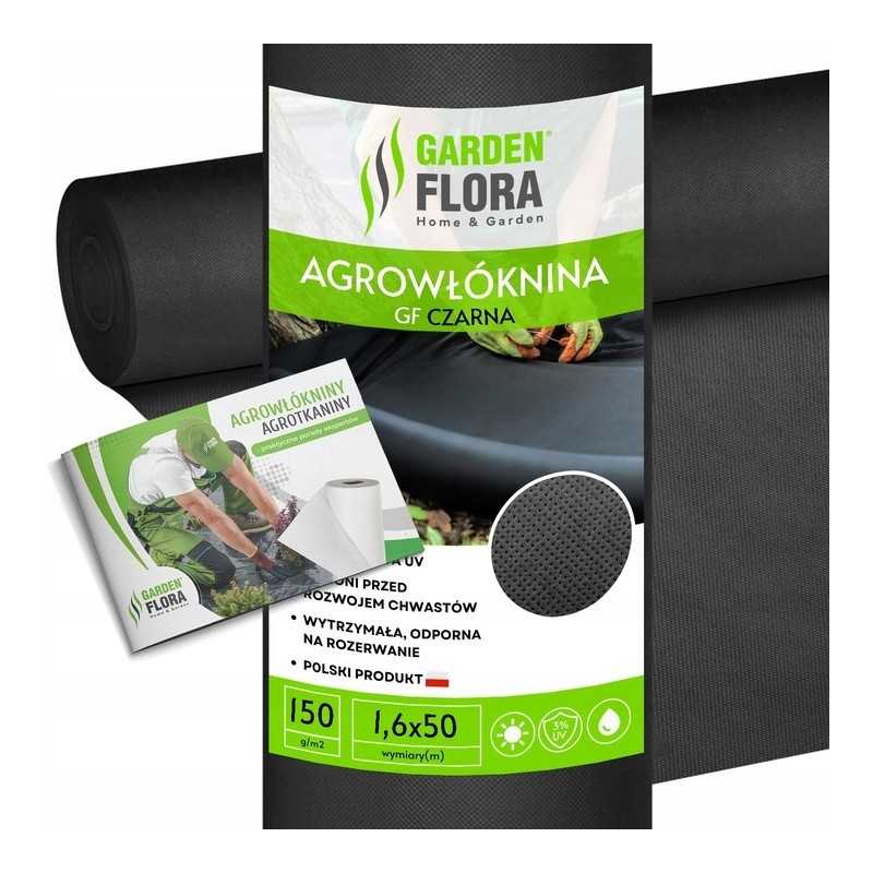 ⭐⭐Agro GF nuo piktžolių agrotekstilė 1,6x50m juoda piktžolėms stora 150g⭐⭐