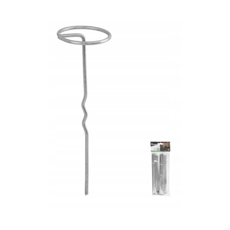 Cinkuoto metalo kaištis 'g'ø6 cm/20cm 10 vnt