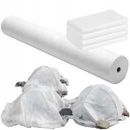 Agrotekstilė balta pavasarinė žieminė kvėpuojanti šviesa 50g UV 1,6 x 5 m