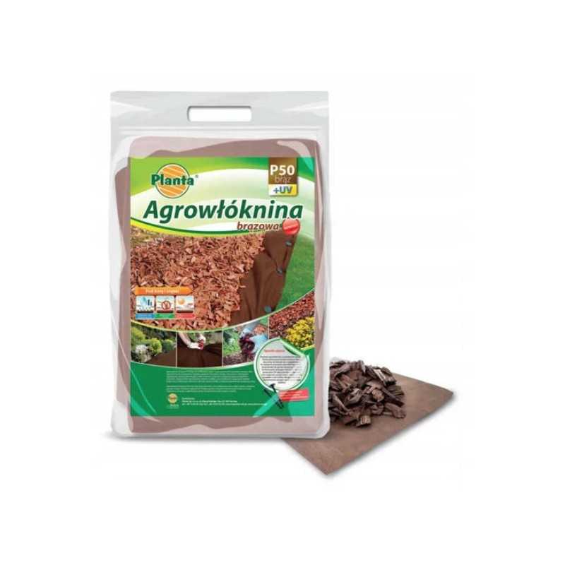 P50 agrotekstilė rulone 3,2x100 ruda, prekės kodas: p50br32x100