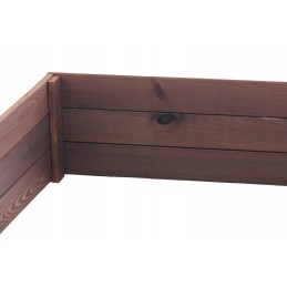 Raised bed vegetable box impregnated high 120x120