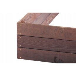 Raised bed vegetable box impregnated high 120x120