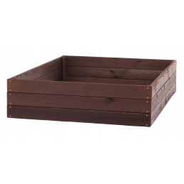 Paaugstināta dobe, dārzeņu dārza kaste, impregnēta, augsta, 120x120