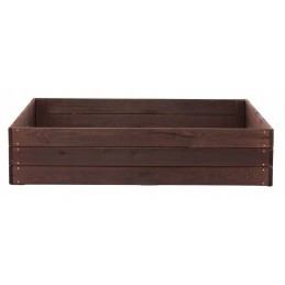 Paaugstināta dobe, dārzeņu dārza kaste, impregnēta, augsta, 120x120