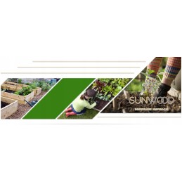 Raised bed vegetable box impregnated high 120x120
