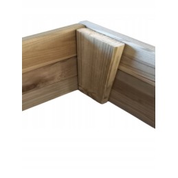 Dārzeņu 120x120x18 spiediena impregnēta pārbaudes kastes herbārijs