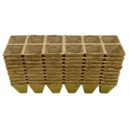 Kvadratiniai durpių vazonai 5x5/120 jiffy