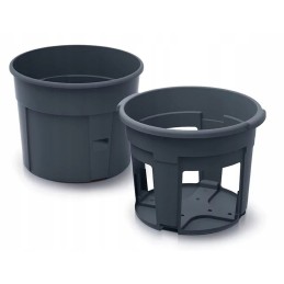 Bulvių augintojo izie400 antracito prosperplast vazonas bulvėms auginti