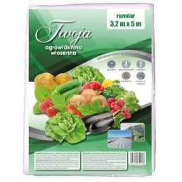 Agrotekstilė, spyruoklinis neaustinis audinys daržovėms, 3,2 x 5 m