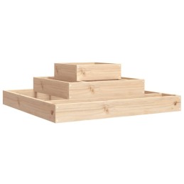 Puķupods 80x80x27 cm, priedes masīvkoks