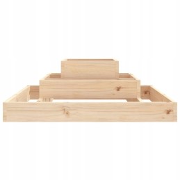 Flowerpot 80x80x27 cm solid pine wood