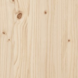 Flowerpot 80x80x27 cm solid pine wood
