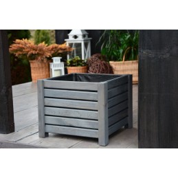 Medinis gėlių vazonas