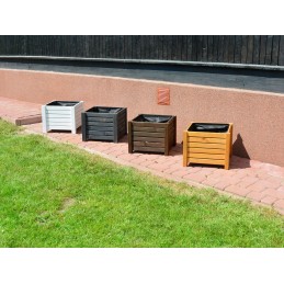 Medinis gėlių vazonas