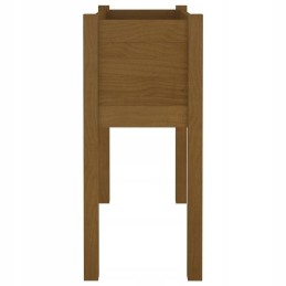 Garden pots 2 pcs honey brown 70x31x70 cm