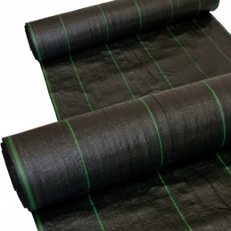 Black agrotextile against weeds