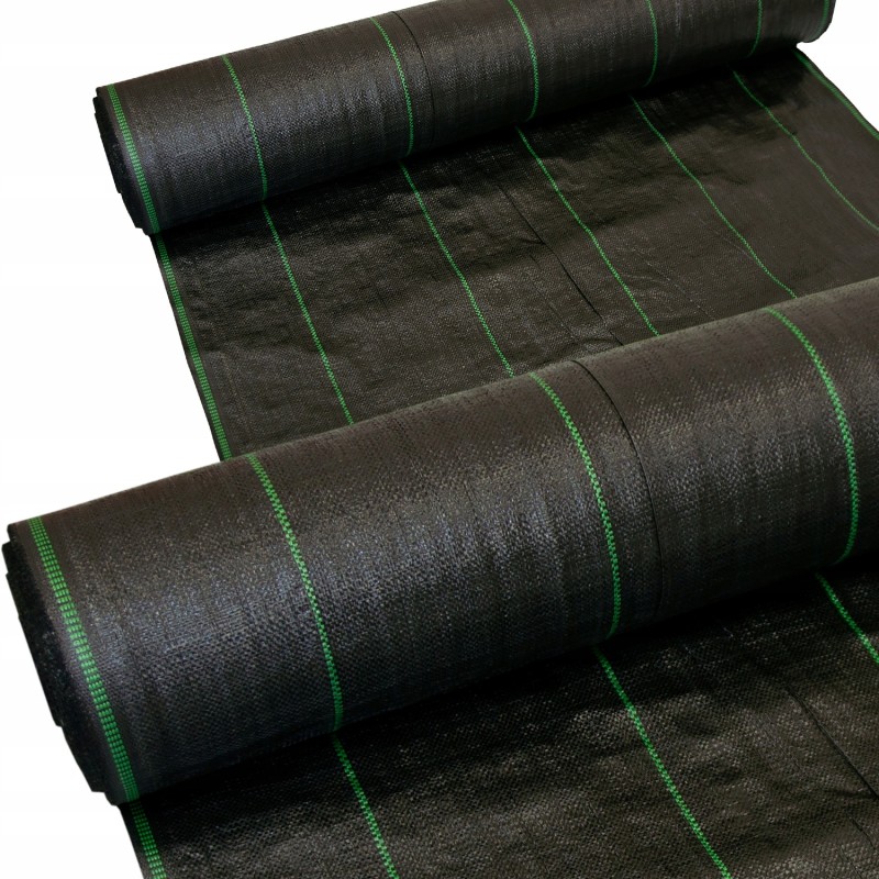 Black agrotextile against weeds