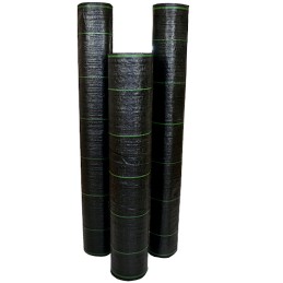 Black agrotextile against weeds