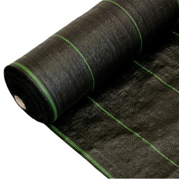 Black agrotextile against weeds