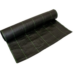 Black agrotextile against weeds