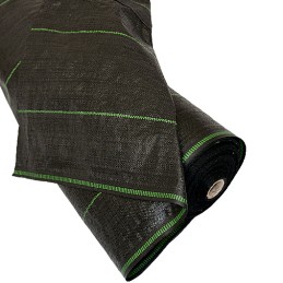Black agrotextile against weeds