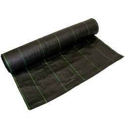 Black agrotextile against weeds