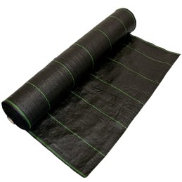 Black agrotextile against weeds