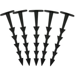 Black agrotextile against weeds
