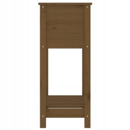 Vidaxl Planter with Shelf Honey Brown 54x34.5x81 cm Pinewood