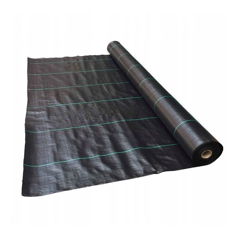 Žemės ūkio audinys 4,5x50m, juodas, atsparus piktžolėms, UV100
