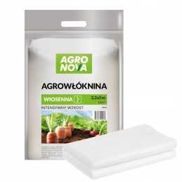 Spyruoklinė apsauginė agrotekstilė 3,2 x 5 m balta