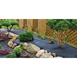 Black anti-weed agrotextile 4.0x100m agrotextile mat for weeds 100g