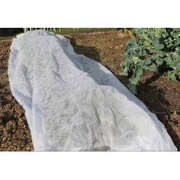 Valge talvine paks UV-agrotekstiil